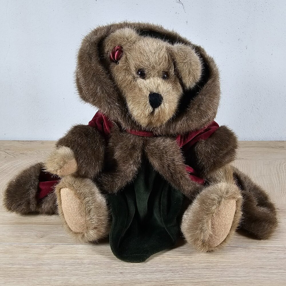Boyds Bears Archive Series Mrs Northstar Jointed Plush Red Cape Vintage 1999 13" - Picture 2 of 10